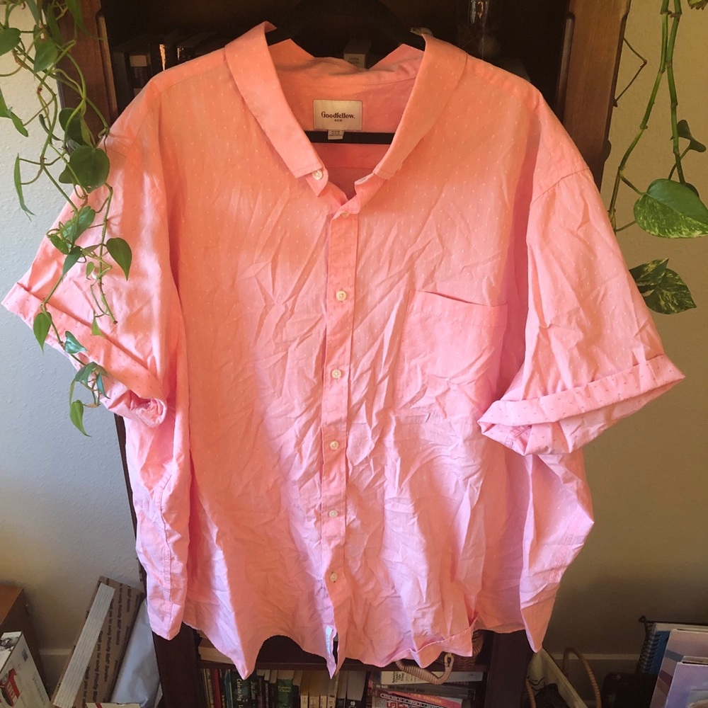 Goodfellow Pink Button Down Shirt